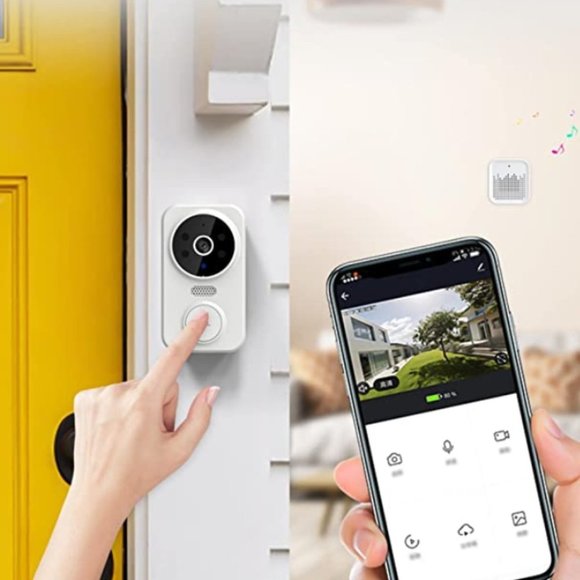 Smart Wireless Remote Video Doorbell Intelligent Visual Doorbell - Picture 2 of 7